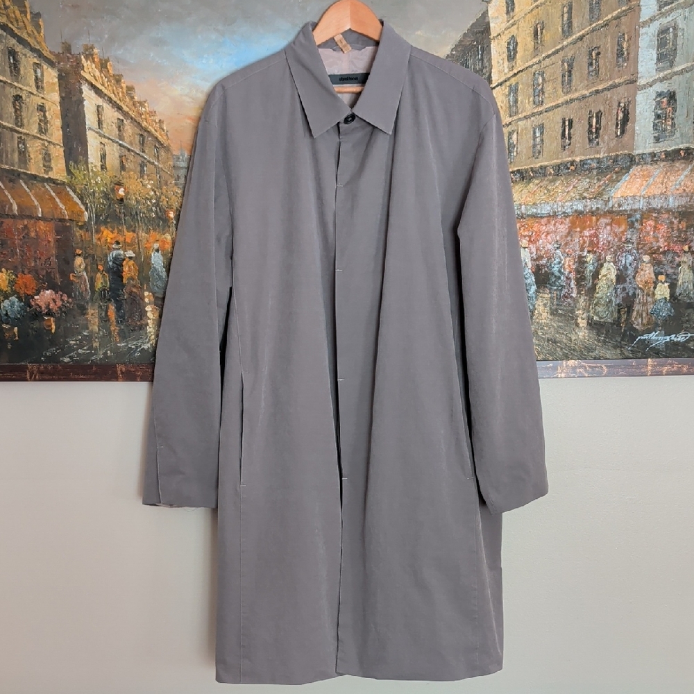 Strellson Men's Grey Minimalist Trench Coat